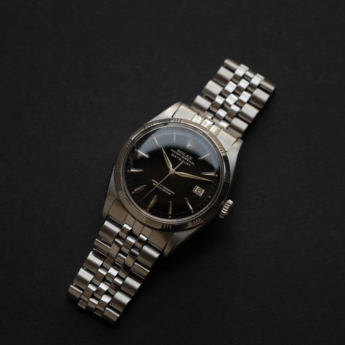 ロレックス/デイトジャスト1603/ミラーダイヤル/バンブーベゼル/スリーテッド/ROLEX DATEJUST REF.1603 "Gilt Dial" Bamboo bezel 1962y