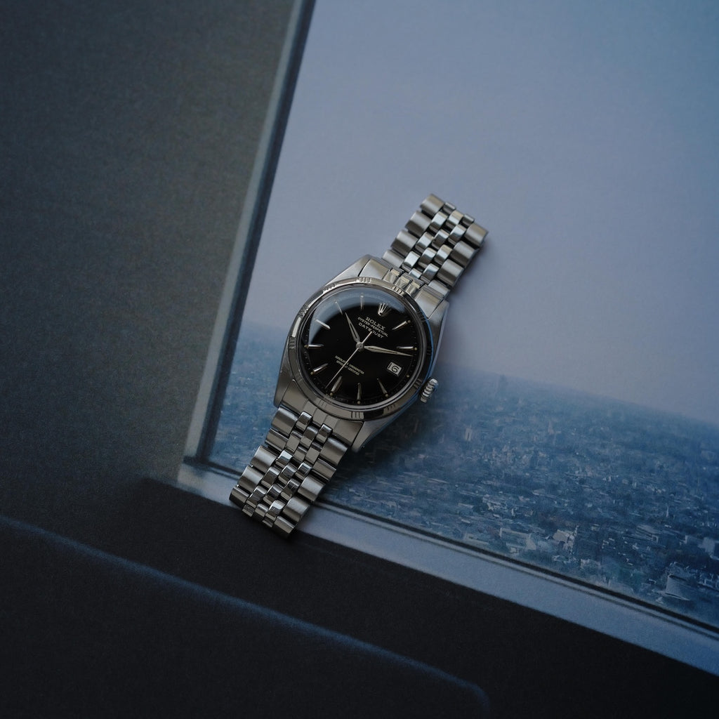 ロレックス/デイトジャスト1603/ミラーダイヤル/バンブーベゼル/スリーテッド/ROLEX DATEJUST REF.1603 "Gilt Dial" Bamboo bezel 1962y