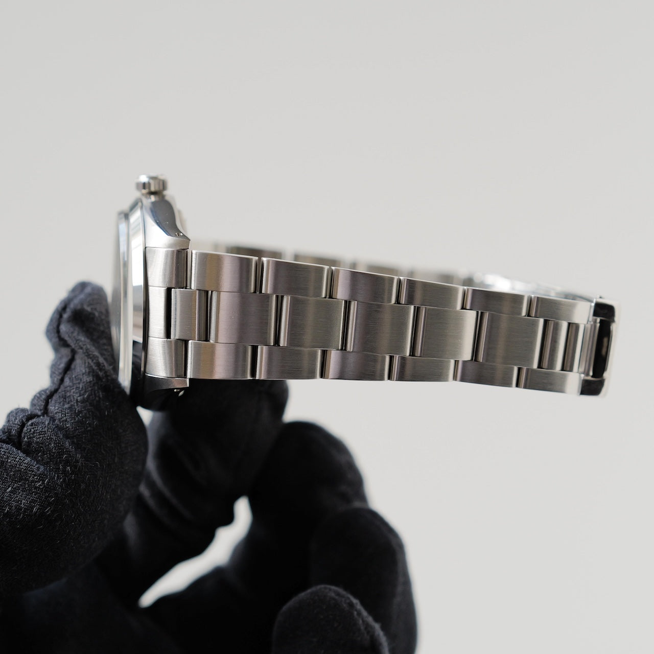 ロレックス/エアキング5500/シルバーダイヤル/裏蓋シール/元箱・保証書つき/ROLEX AIR-KING Ref.5500 "Silver Dial" 1982-1983Y with Box and Paper