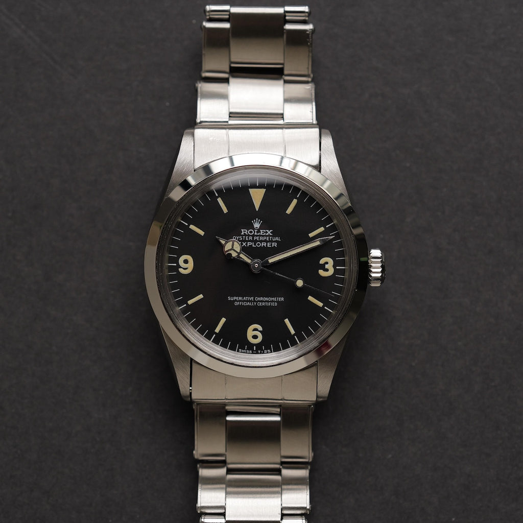 ロレックス/エクスプローラー1/1016/マーク１/セミ ファットフォント/マットダイヤル/ROLEX EXPLORER 1 REF.1016 Mark 1 dial "SEMI FAT FONT" 1968y