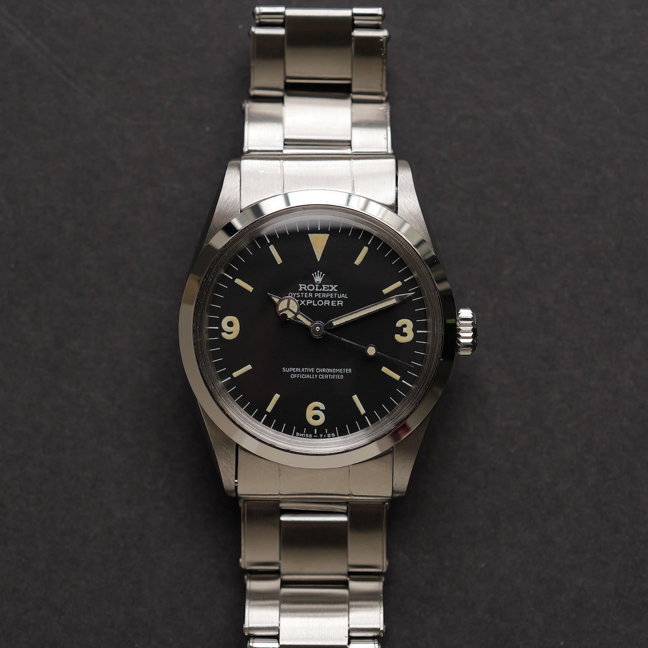 ロレックス/エクスプローラー1/1016/マーク１/セミ ファットフォント/マットダイヤル/ROLEX EXPLORER 1 REF.1016 Mark 1 dial "SEMI FAT FONT" 1968y
