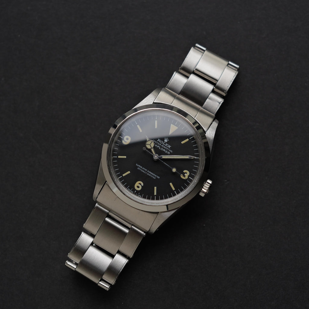 ロレックス/エクスプローラー1/1016/マーク１/セミ ファットフォント/マットダイヤル/ROLEX EXPLORER 1 REF.1016 Mark 1 dial "SEMI FAT FONT" 1968y