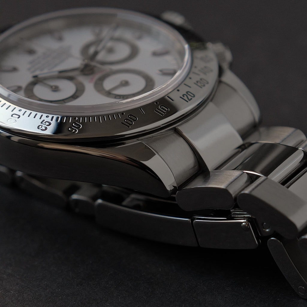 ロレックス/デイトナ116520/白文字盤/F番/保証書付き/ROLEX DAYTONA REF.116520 White Dial 2003-04 with Paper