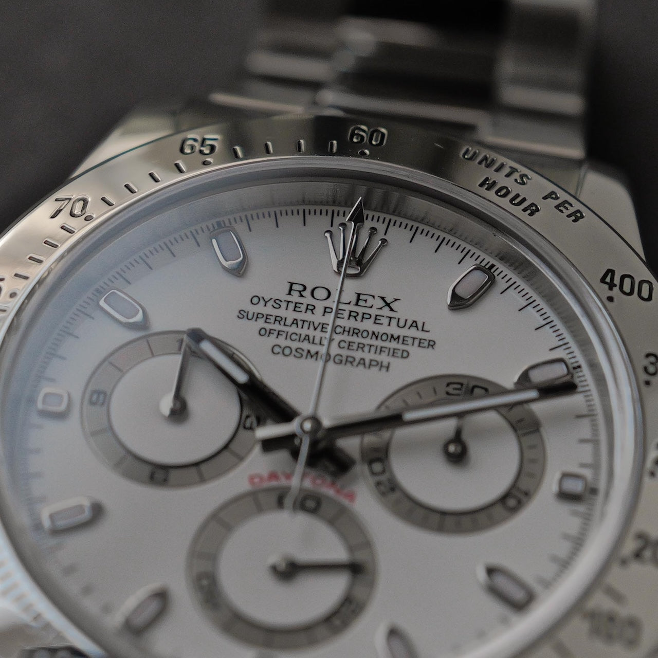 ロレックス/デイトナ116520/白文字盤/F番/保証書付き/ROLEX DAYTONA REF.116520 White Dial 2003-04 with Paper