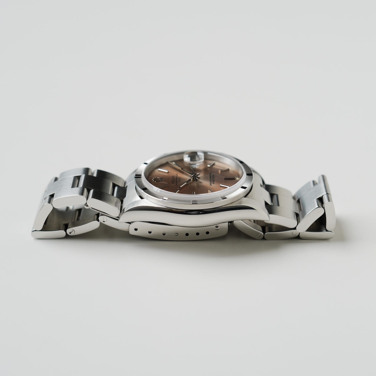 ロレックス/オイスター パーペチュアル デイト 15210/U番/トロピカル/シルバーダイヤル/保証書付き/ROLEX OYSTER PERPETUAL DATE REF.15210 "TROPICAL" SILVER DIAL 1997-98 with Paper