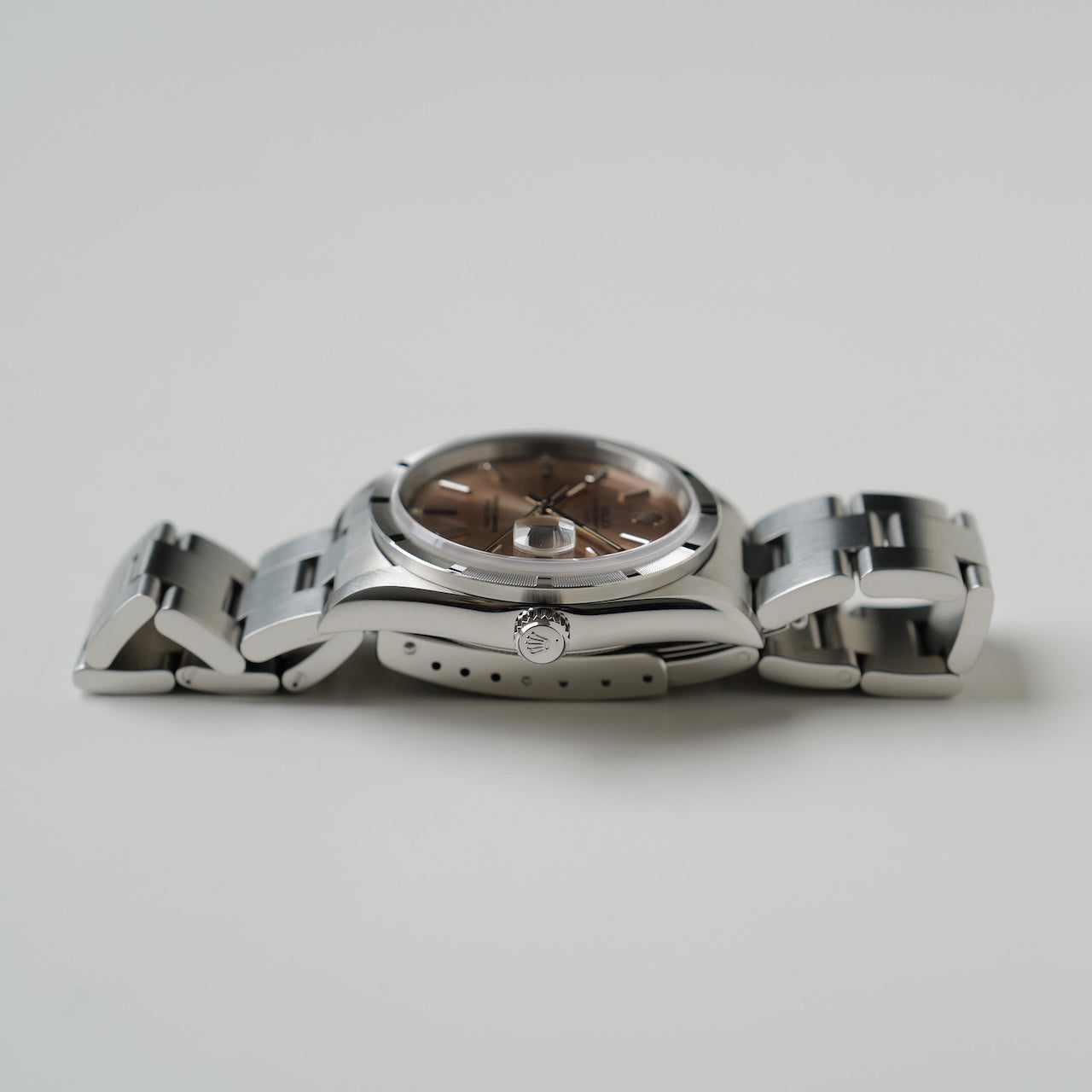 ロレックス/オイスター パーペチュアル デイト 15210/U番/トロピカル/シルバーダイヤル/保証書付き/ROLEX OYSTER PERPETUAL DATE REF.15210 "TROPICAL" SILVER DIAL 1997-98 with Paper