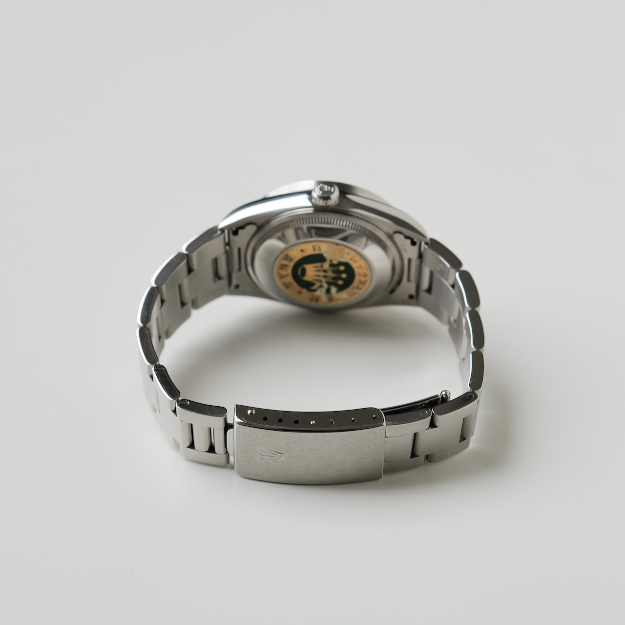 ロレックス/オイスター パーペチュアル デイト 15210/U番/トロピカル/シルバーダイヤル/保証書付き/ROLEX OYSTER PERPETUAL DATE REF.15210 "TROPICAL" SILVER DIAL 1997-98 with Paper