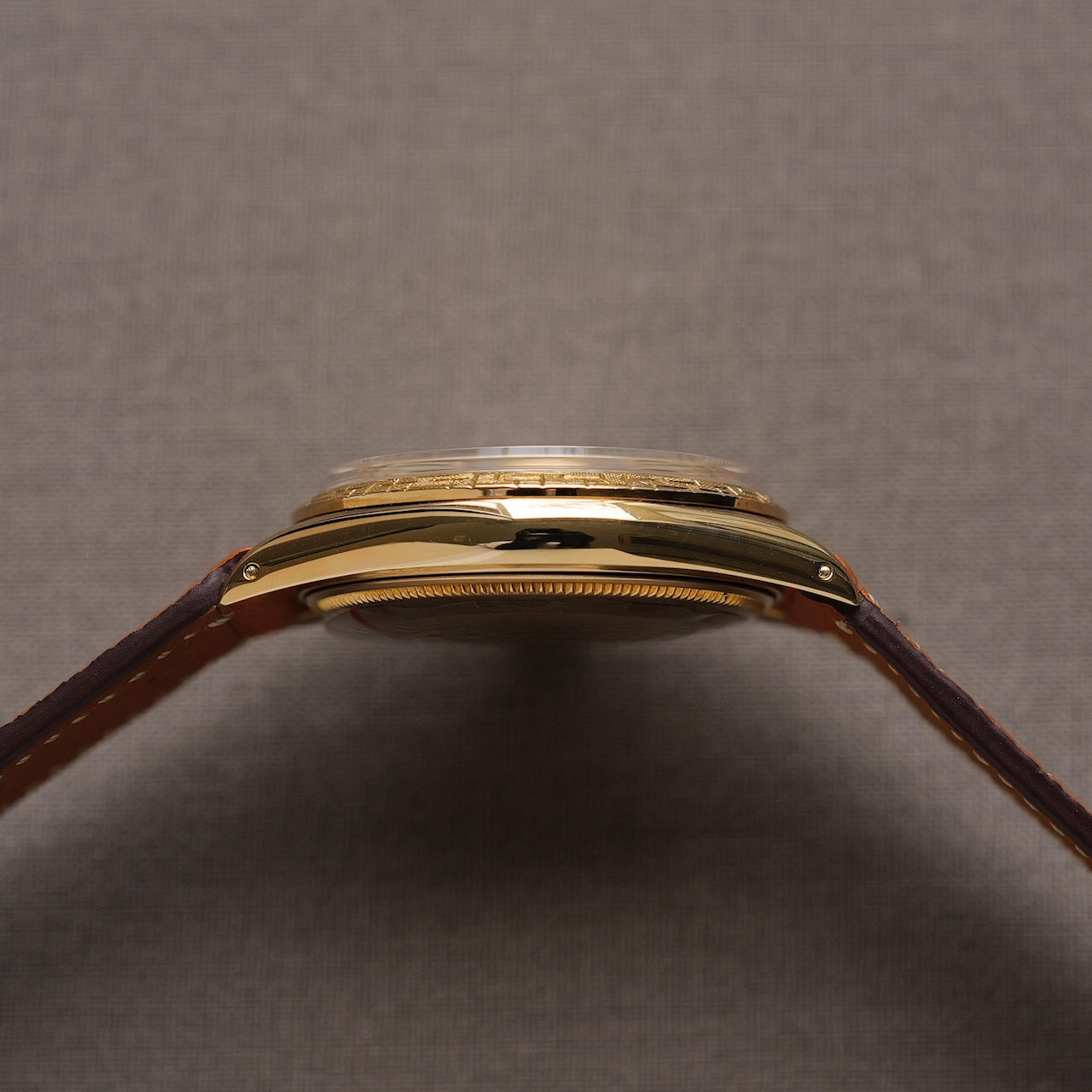ロレックス/オイスター パーペチュアル デイト 1504/8/モローベゼル/夜光なし/18Kイエローゴールド/ROLEX OYSTER PERPETUAL DATE REF.1504/8 "Moreau Bezel" 18KYG 1970y
