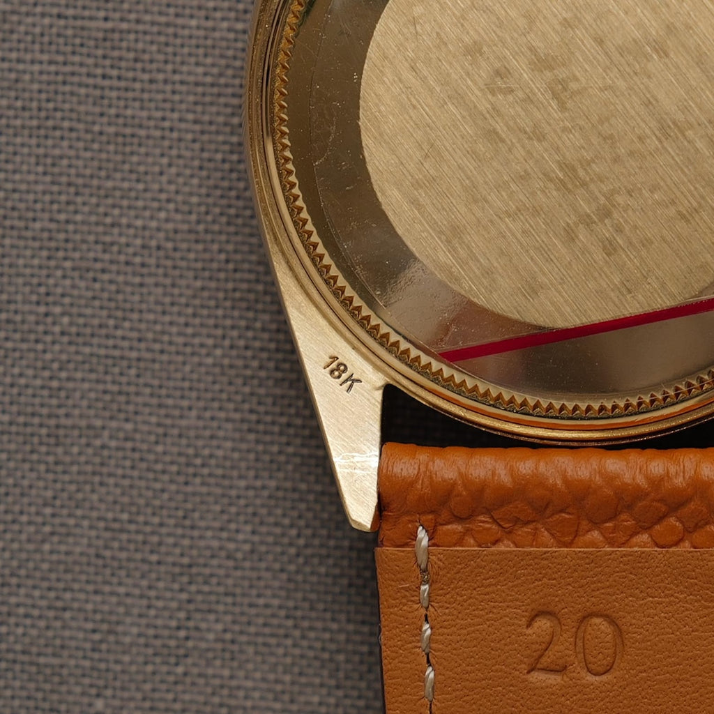 ロレックス/オイスター パーペチュアル デイト 1504/8/モローベゼル/夜光なし/18Kイエローゴールド/ROLEX OYSTER PERPETUAL DATE REF.1504/8 "Moreau Bezel" 18KYG 1970y