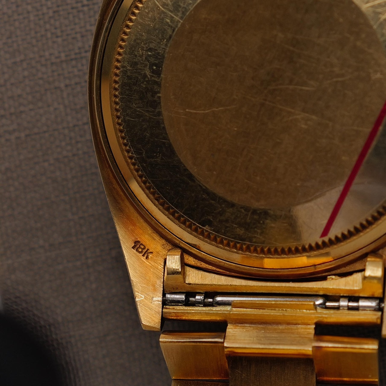 ロレックス/デイトジャスト1601/8/18KYGジャパンブレス/箱等付属/ROLEX DATEJUST REF.1601/8 18KYG "JAPAN PRESIDENT BRACELET" 1976-77