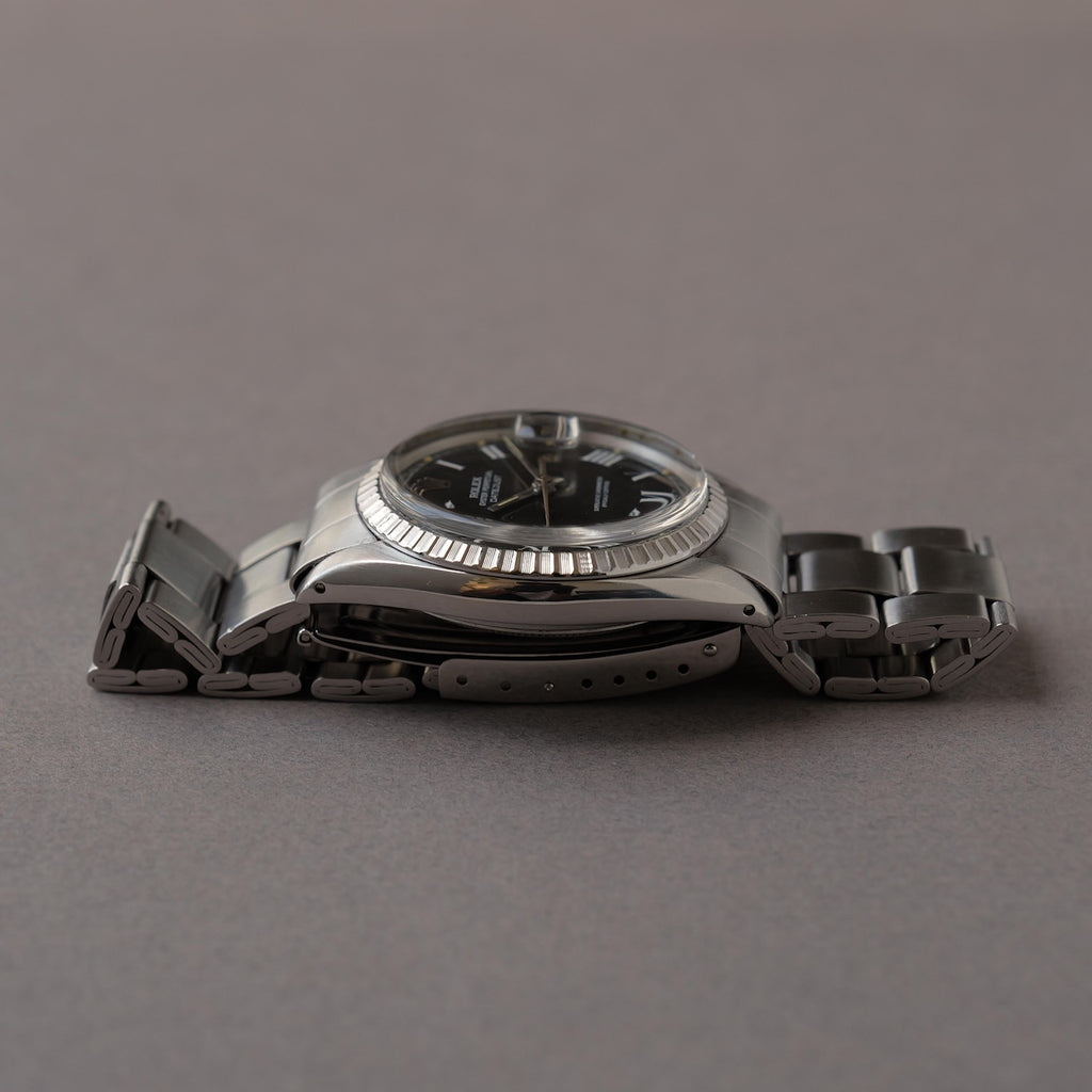 ロレックス/デイトジャスト1603/バックリーダイヤル/グレー/チャコール/ROLEX DATEJUST REF.1603 "Buckley Dial" Grey Charcoal 1976-77y