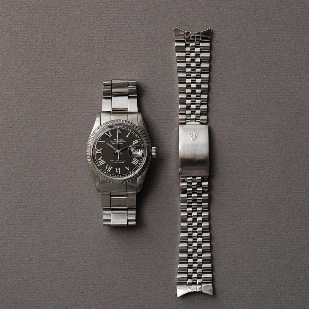 ロレックス/デイトジャスト1603/バックリーダイヤル/グレー/チャコール/ROLEX DATEJUST REF.1603 "Buckley Dial" Grey Charcoal 1976-77y