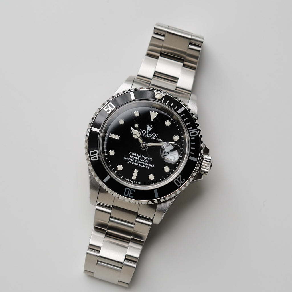 ロレックス/サブマリーナーデイト16610/W番/オールトリチウム/箱・保証書付/ROLEX SUBMARINER DATE REF.16610 All Tritium 1995 with Box and Paper