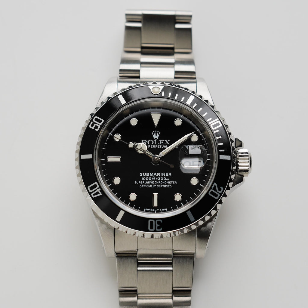 ロレックス/サブマリーナーデイト16610/W番/オールトリチウム/箱・保証書付/ROLEX SUBMARINER DATE REF.16610 All Tritium 1995 with Box and Paper