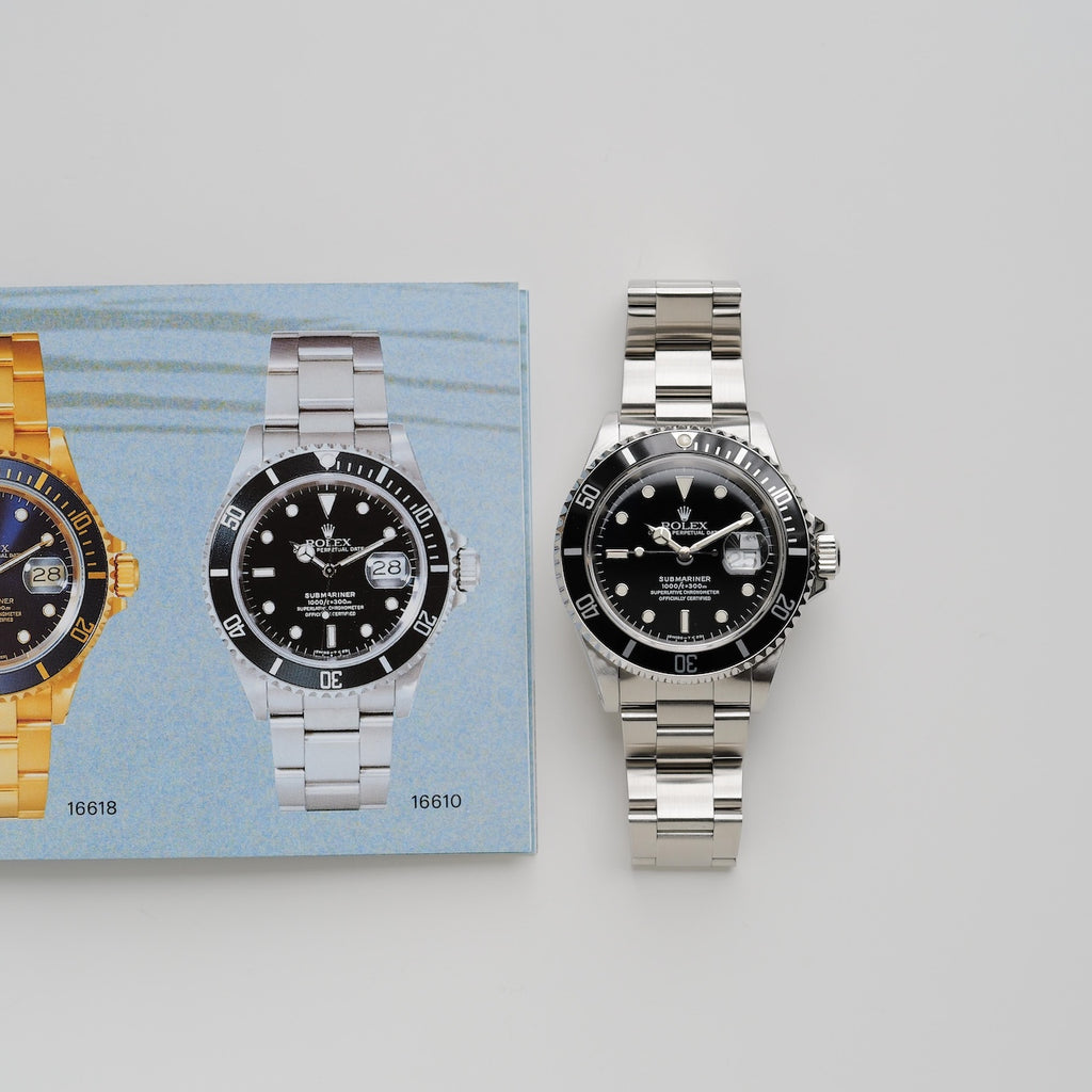 ロレックス/サブマリーナーデイト16610/W番/オールトリチウム/箱・保証書付/ROLEX SUBMARINER DATE REF.16610 All Tritium 1995 with Box and Paper