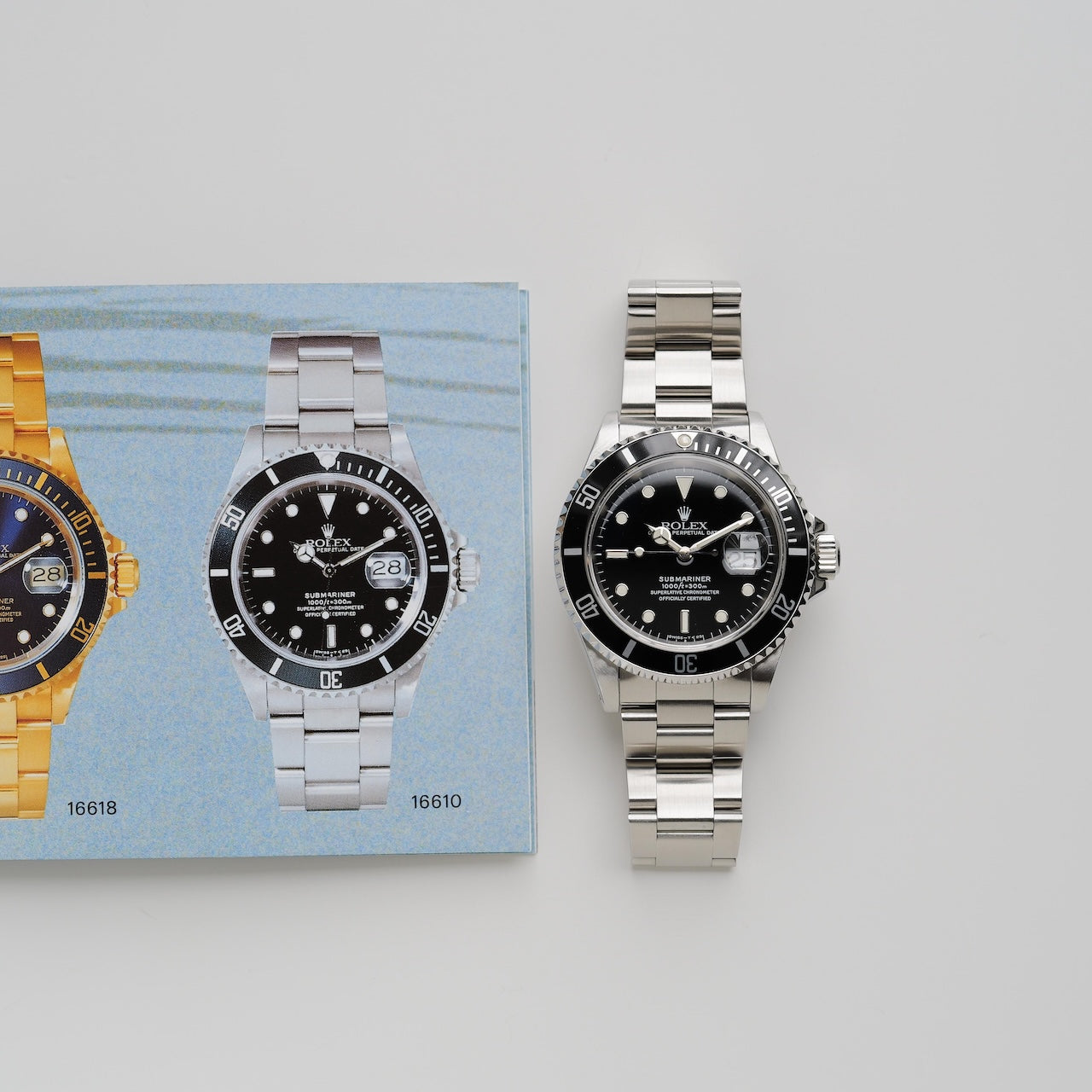 ロレックス/サブマリーナーデイト16610/W番/オールトリチウム/箱・保証書付/ROLEX SUBMARINER DATE REF.16610 All Tritium 1995 with Box and Paper