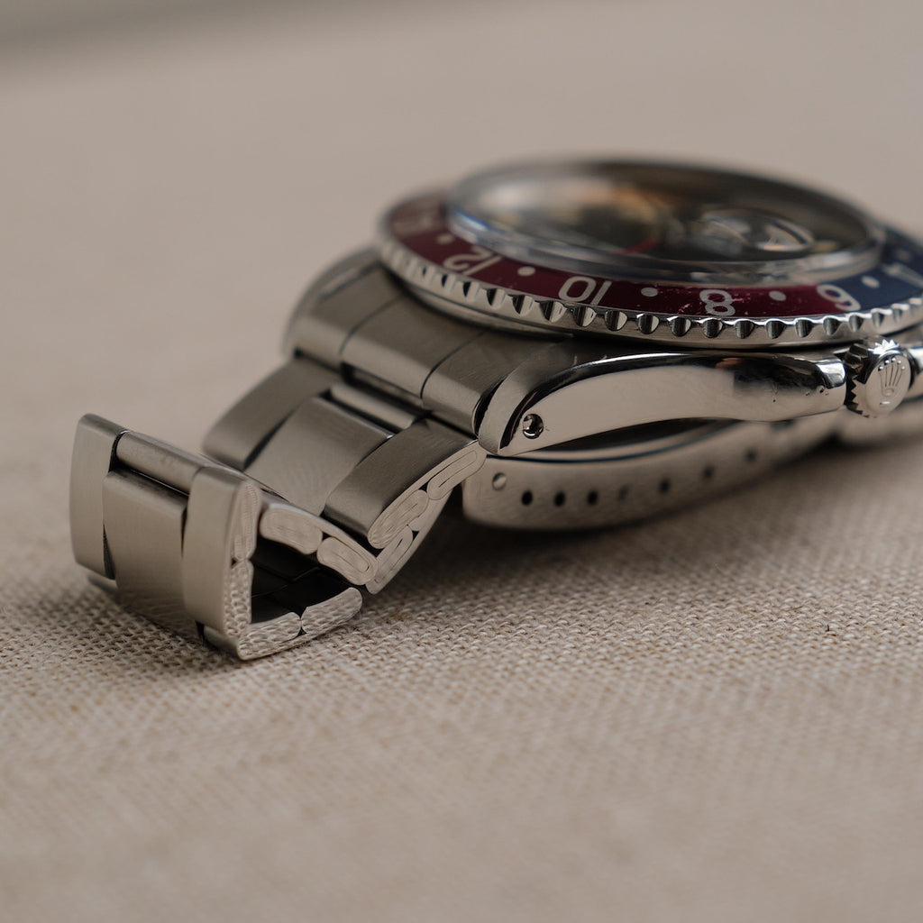 ロレックス/GMTマスター1675/全赤針/マーク２ダイヤル/保証書付き/ROLEX GMT-MASTER REF.1675 "Red 24-Hour Hand" Mk2 Dial 1972Y with Paper