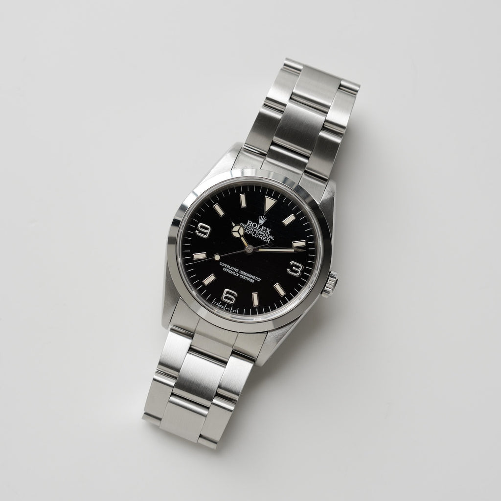 ロレックス/エクスプローラー14270/X番/ゼブラダイヤル/オールトリチウム/シングルバックル/横穴ラグ/ROLEX EXPLORER1 REF.14270 "ZEBRA Dial" All Tritium 1991y