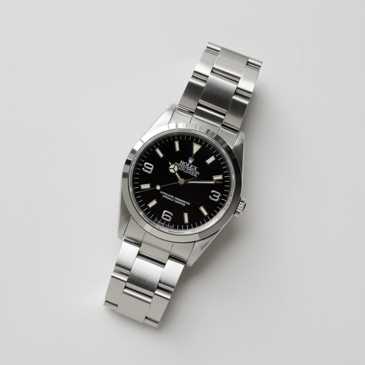 ロレックス/エクスプローラー14270/X番/ゼブラダイヤル/オールトリチウム/シングルバックル/横穴ラグ/ROLEX EXPLORER1 REF.14270 "ZEBRA Dial" All Tritium 1991y