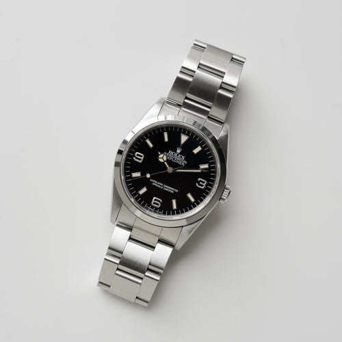 ロレックス/エクスプローラー14270/X番/ゼブラダイヤル/オールトリチウム/シングルバックル/横穴ラグ/ROLEX EXPLORER1 REF.14270 "ZEBRA Dial" All Tritium 1991y