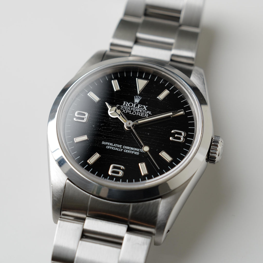 ロレックス/エクスプローラー14270/X番/ゼブラダイヤル/オールトリチウム/シングルバックル/横穴ラグ/ROLEX EXPLORER1 REF.14270 "ZEBRA Dial" All Tritium 1991y