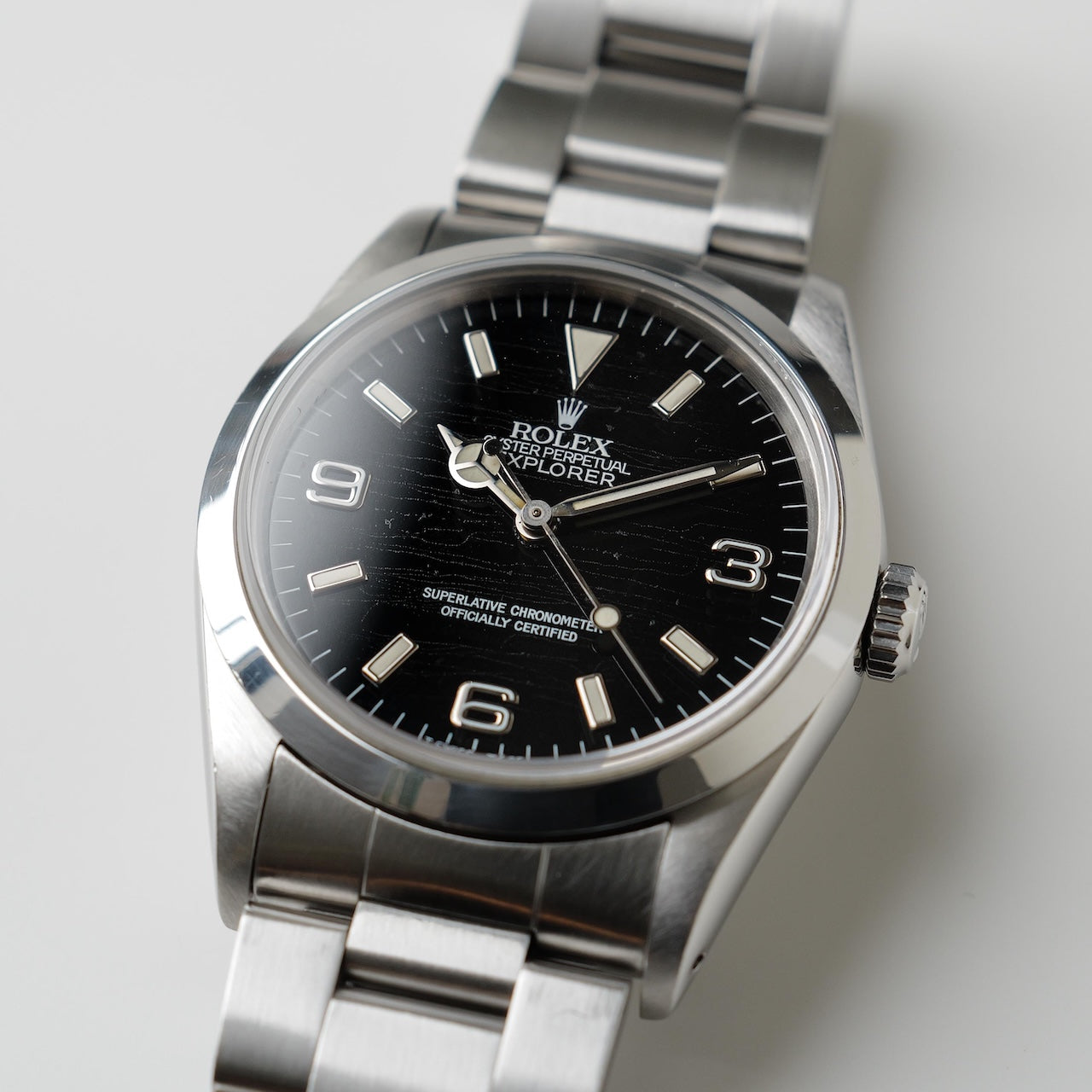 ロレックス/エクスプローラー14270/X番/ゼブラダイヤル/オールトリチウム/シングルバックル/横穴ラグ/ROLEX EXPLORER1 REF.14270 "ZEBRA Dial" All Tritium 1991y