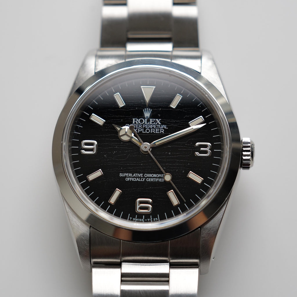 ロレックス/エクスプローラー14270/X番/ゼブラダイヤル/オールトリチウム/シングルバックル/横穴ラグ/ROLEX EXPLORER1 REF.14270 "ZEBRA Dial" All Tritium 1991y