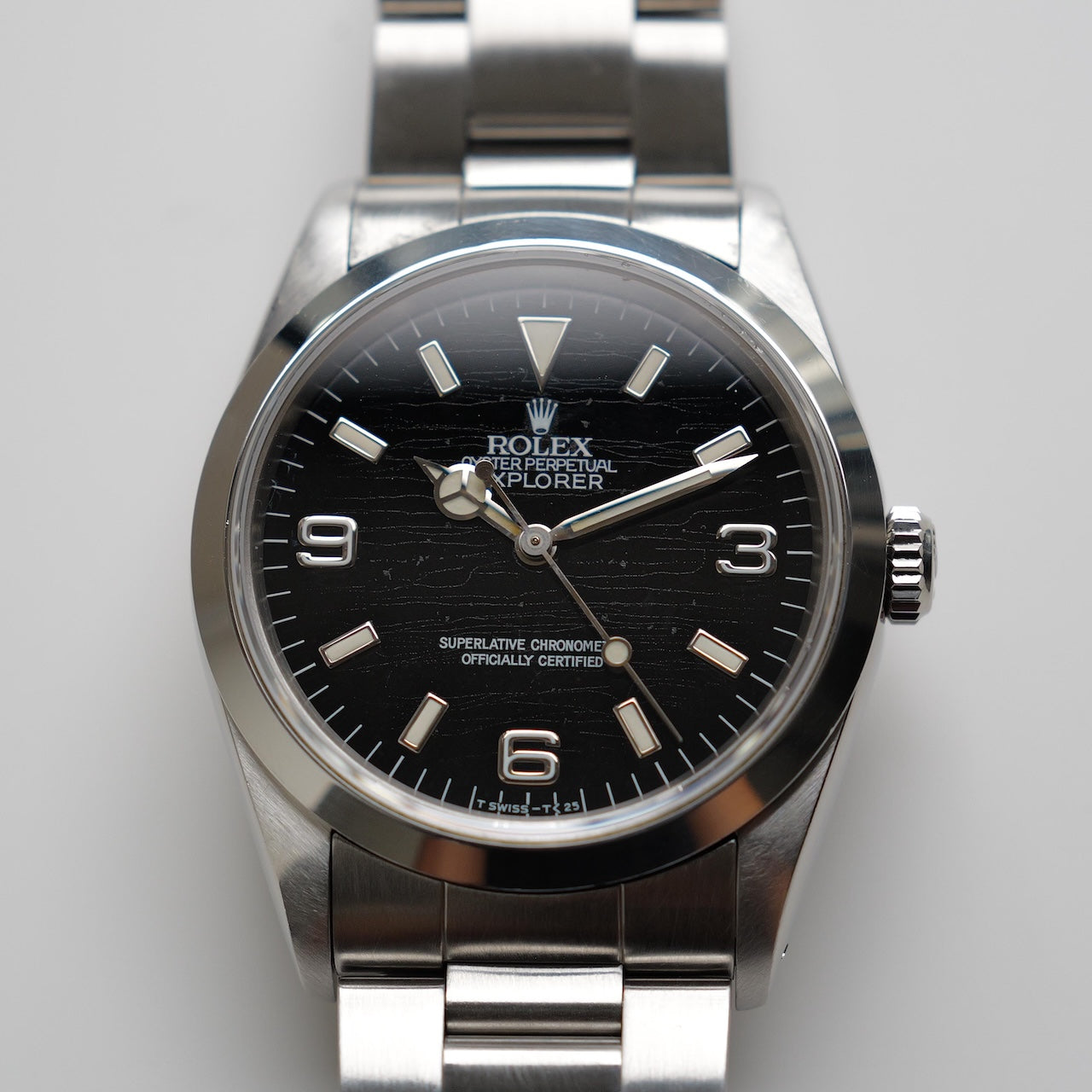 ロレックス/エクスプローラー14270/X番/ゼブラダイヤル/オールトリチウム/シングルバックル/横穴ラグ/ROLEX EXPLORER1 REF.14270 "ZEBRA Dial" All Tritium 1991y