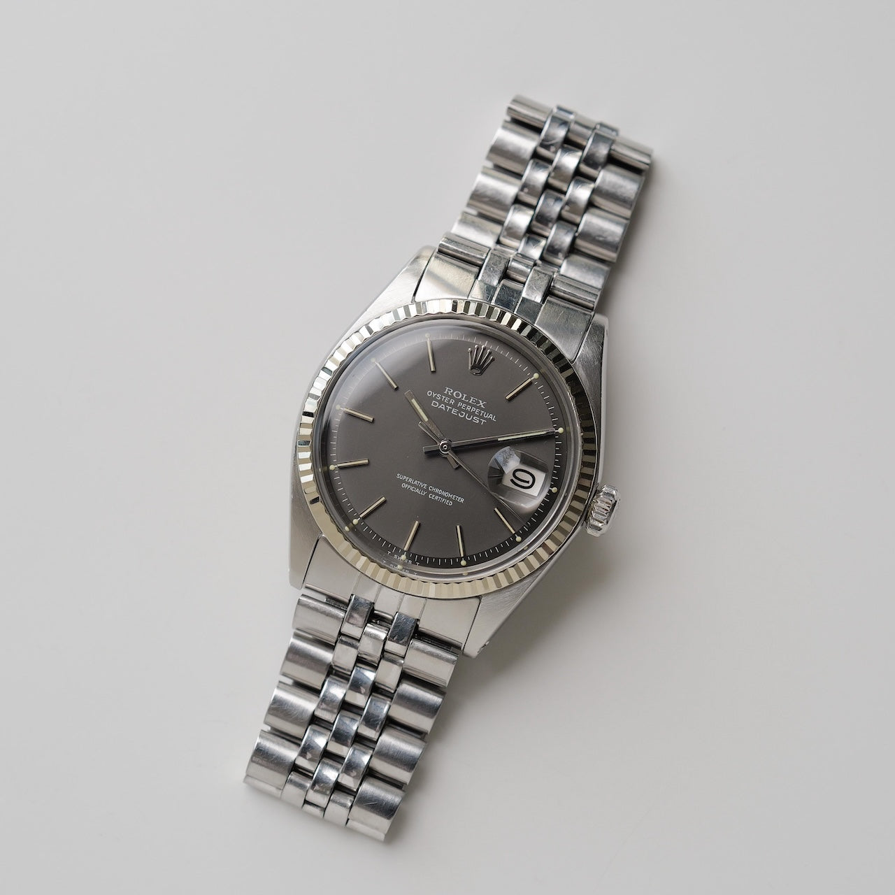 ロレックス/デイトジャスト/1601/ゴースト/グレーダイヤル/ROLEX DATEJUST REF.1601 "GHOST" Grey Dial 1972Y