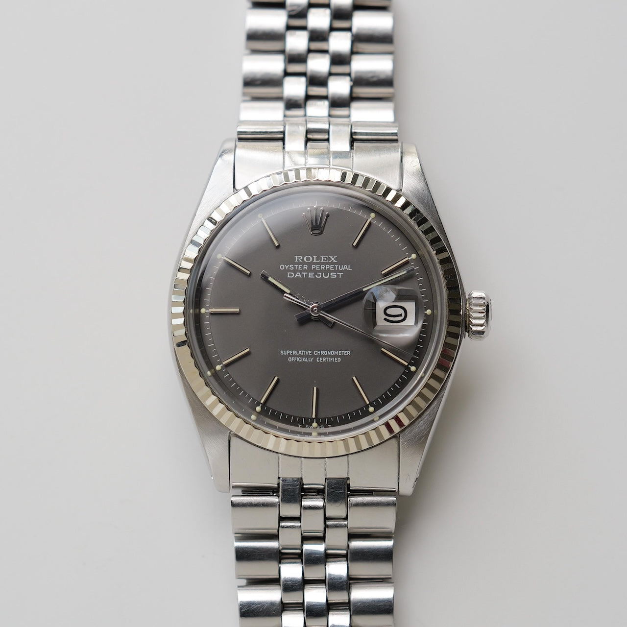 ロレックス/デイトジャスト/1601/ゴースト/グレーダイヤル/ROLEX DATEJUST REF.1601 "GHOST" Grey Dial 1972Y