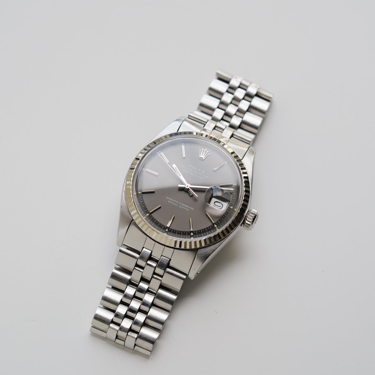ロレックス/デイトジャスト/1601/ゴースト/グレーダイヤル/ROLEX DATEJUST REF.1601 "GHOST" Grey Dial 1972Y