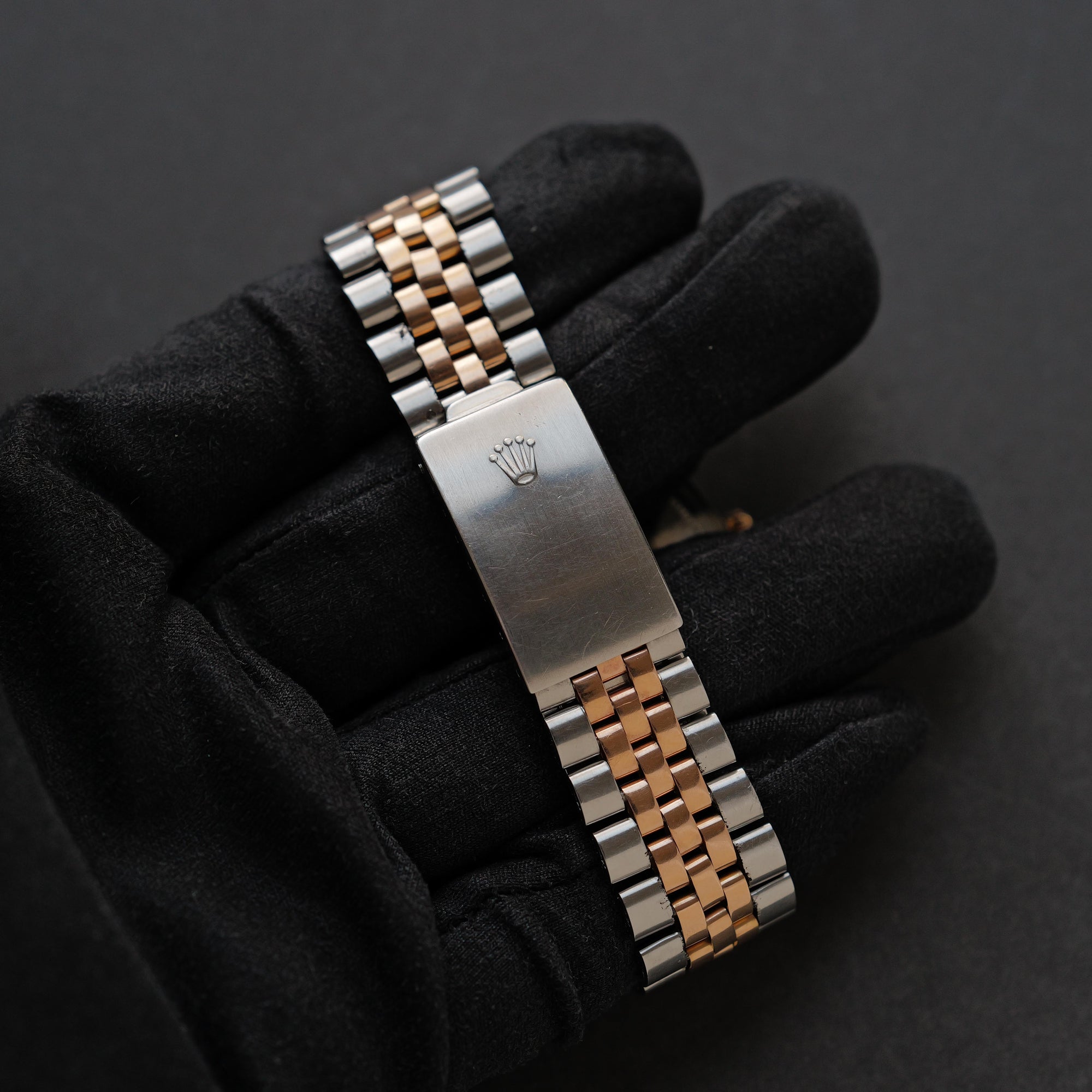 ロレックス/デイトジャスト1601/5/トロピカル/ギルトダイヤル/ピンクゴールド/ROLEX DATEJUST REF.1601/5 "TROPICAL GILT DIAL" Fluted Pink Gold Bezel 1968Y