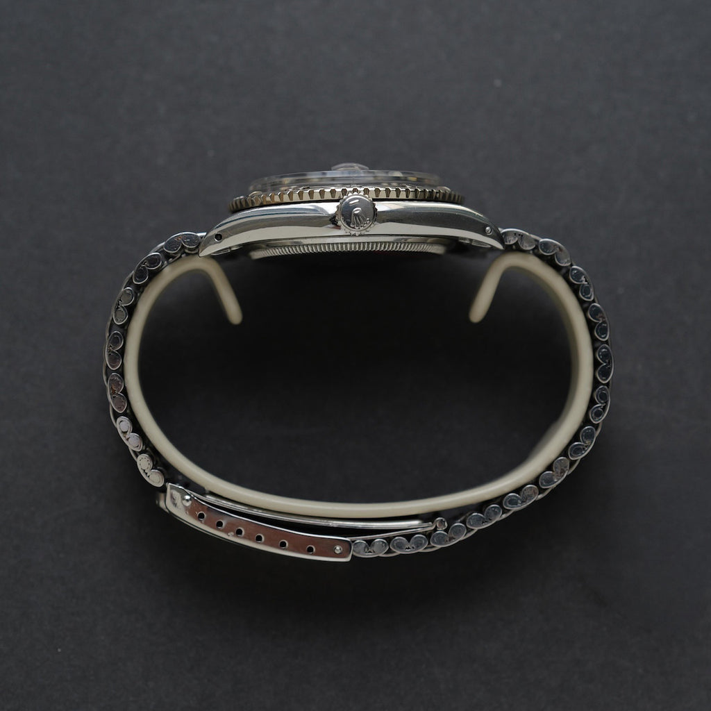 ロレックス/デイトジャスト6609/サンダーバードギルトダイヤル/WG回転ベゼル/ROLEX DATEJUST REF.6609 Thunderbird "GILT DIAL" Turn-O-Gragh 18KWG Bezel 1957y
