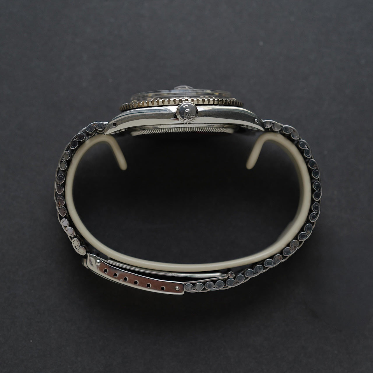 ロレックス/デイトジャスト6609/サンダーバードギルトダイヤル/WG回転ベゼル/ROLEX DATEJUST REF.6609 Thunderbird "GILT DIAL" Turn-O-Gragh 18KWG Bezel 1957y