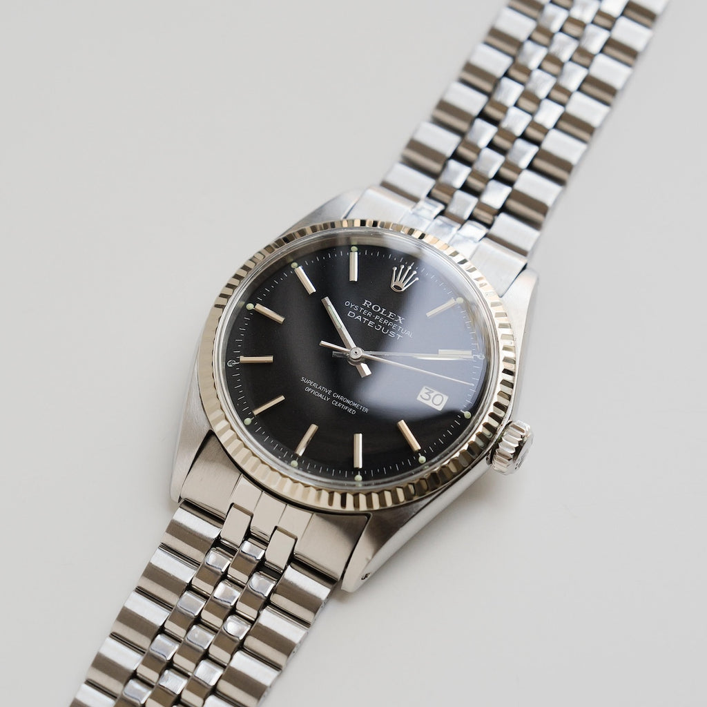 ロレックス/デイトジャスト1601/コンフェッティダイヤル/WGベゼル/ROLEX DATEJUST REF.1601 "CONFETTI DIAL" WG Fluted Bezel 1969-70y