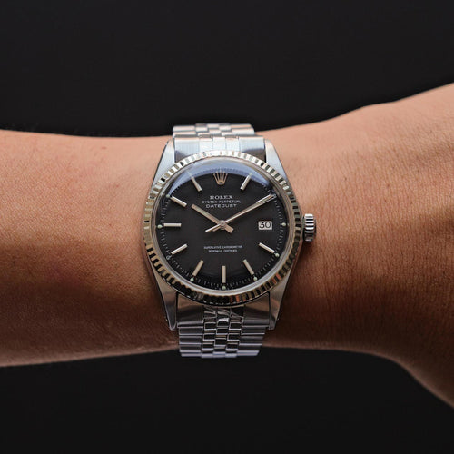 ロレックス/デイトジャスト1601/コンフェッティダイヤル/WGベゼル/ROLEX DATEJUST REF.1601 "CONFETTI DIAL" WG Fluted Bezel 1969-70y