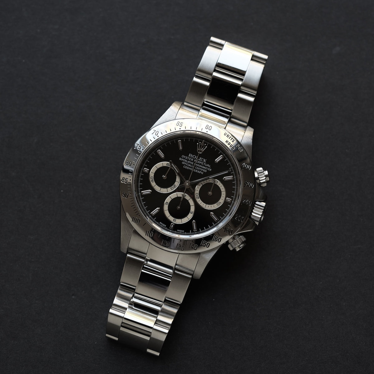 ロレックス/デイトナ16520/エル・プリメロ/A番/マーク7ダイヤル/保証書付き/ROLEX DAYTONA REF.16520 Mk 7 Dial A-Serial 1999y with Guarantee