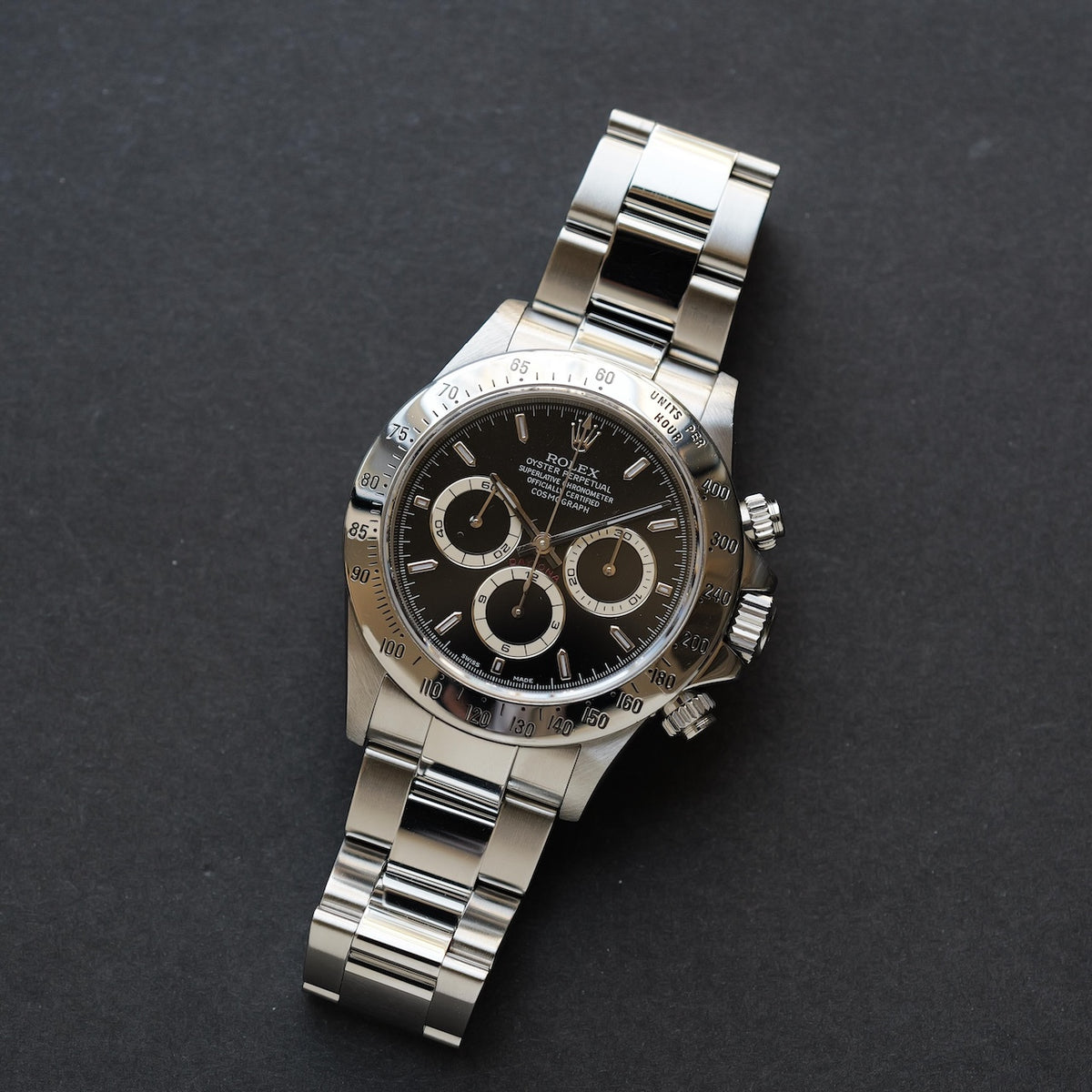 ロレックス/デイトナ16520/エル・プリメロ/A番/マーク7ダイヤル/保証書付き/ROLEX DAYTONA REF.16520 Mk 7 Dial A-Serial 1999y with Guarantee