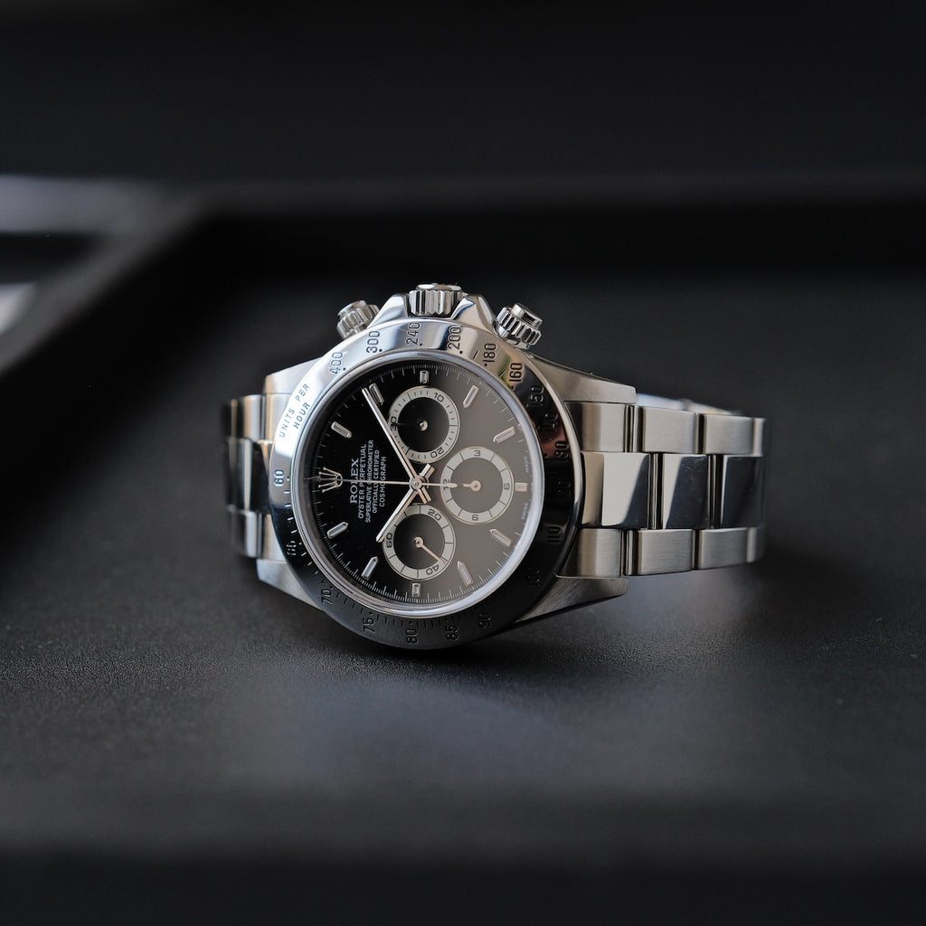 ロレックス/デイトナ16520/エル・プリメロ/A番/マーク7ダイヤル/保証書付き/ROLEX DAYTONA REF.16520 Mk 7 Dial A-Serial 1999y with Guarantee
