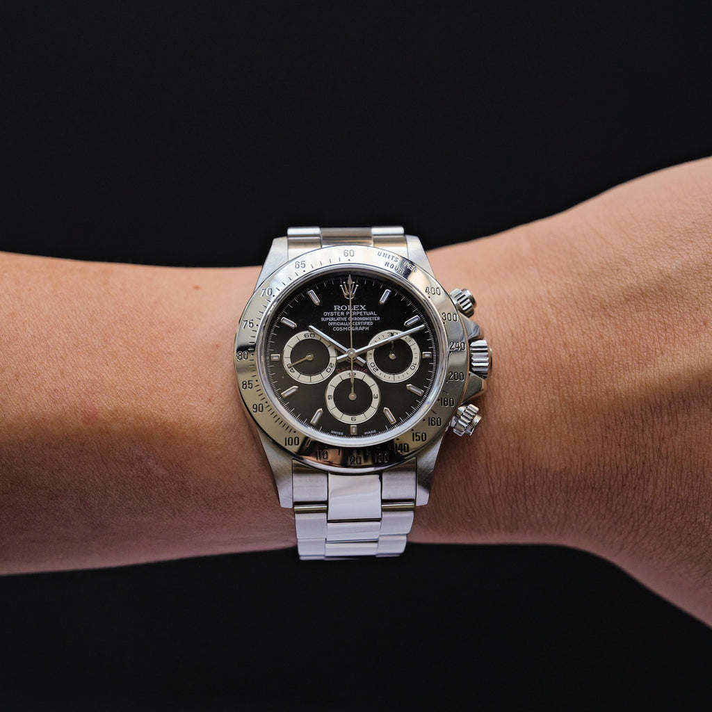 ロレックス/デイトナ16520/エル・プリメロ/A番/マーク7ダイヤル/保証書付き/ROLEX DAYTONA REF.16520 Mk 7 Dial A-Serial 1999y with Guarantee