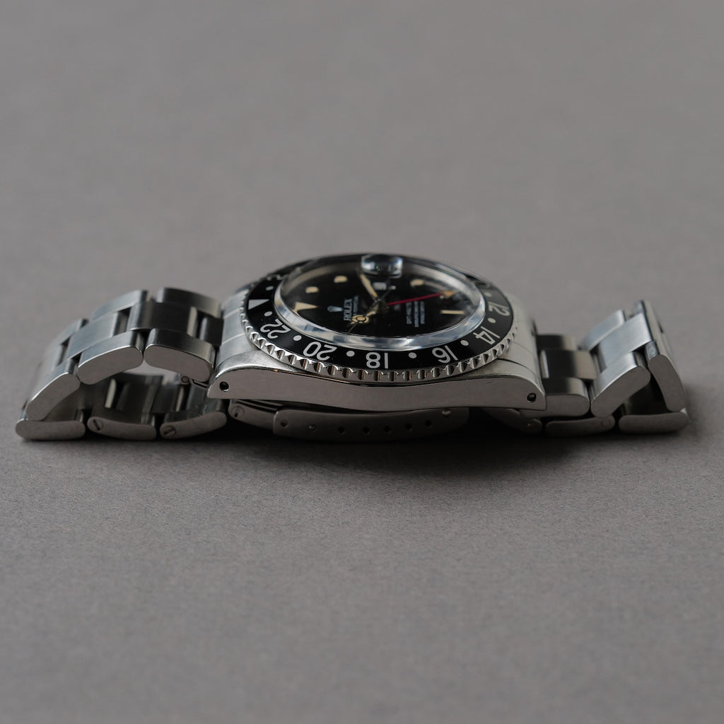 ロレックス/GMTマスター16750/パティーナ/フチありダイヤル/黒ベゼル/ROLEX GMT-MASTER "PATINA" REF.16750 Black Bezel 1983y