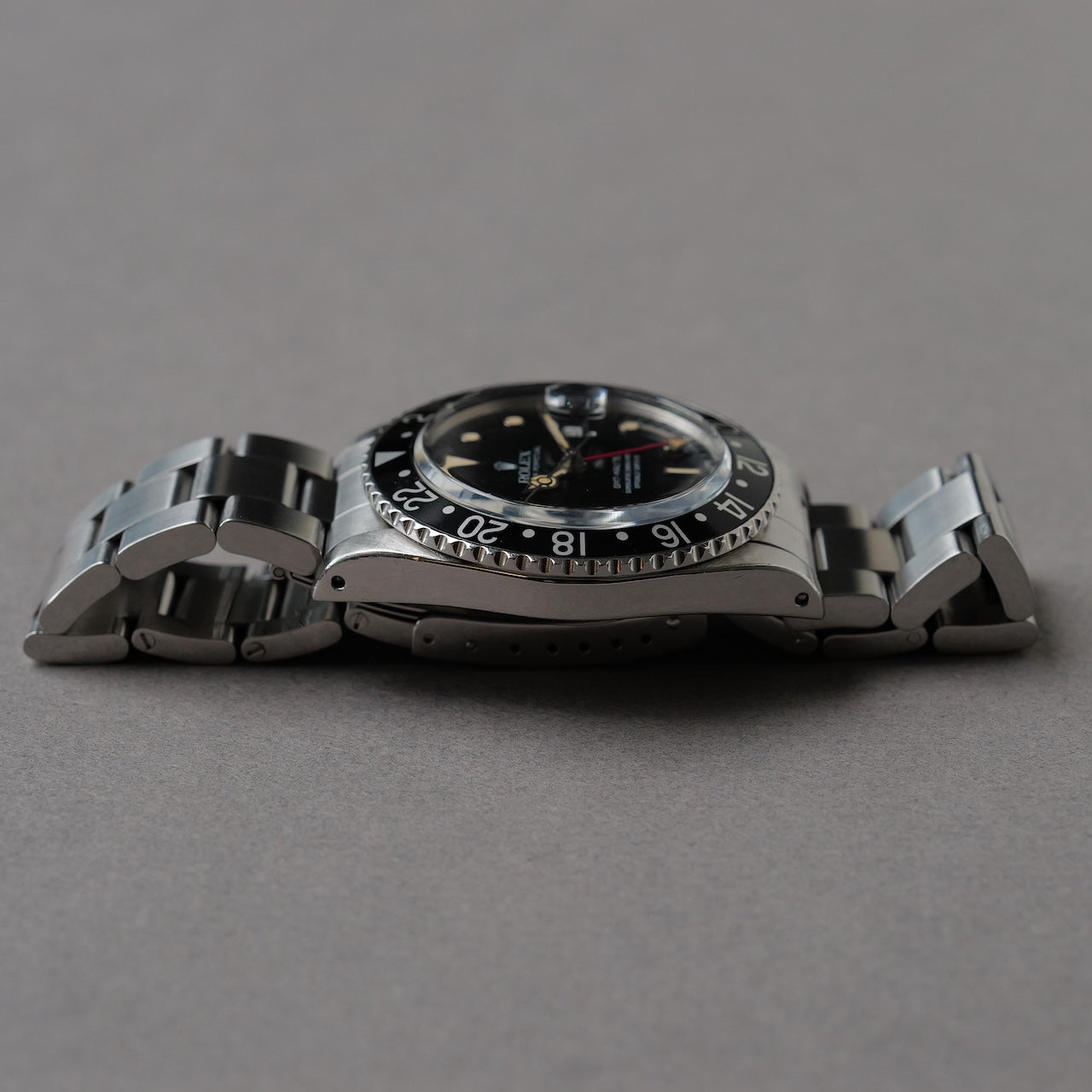 ロレックス/GMTマスター16750/パティーナ/フチありダイヤル/黒ベゼル/ROLEX GMT-MASTER "PATINA" REF.16750 Black Bezel 1983y