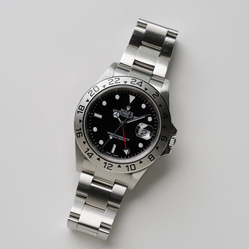 ロレックス/エクスプローラー2/16570/D番/黒文字盤/保証書付き/ROLEX EXPLORER2 REF.16570 Black Dial 2005y with Guarantee