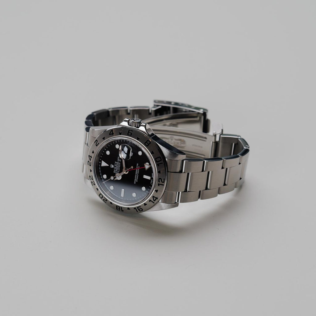 ロレックス/エクスプローラー2/16570/D番/黒文字盤/保証書付き/ROLEX EXPLORER2 REF.16570 Black Dial 2005y with Guarantee