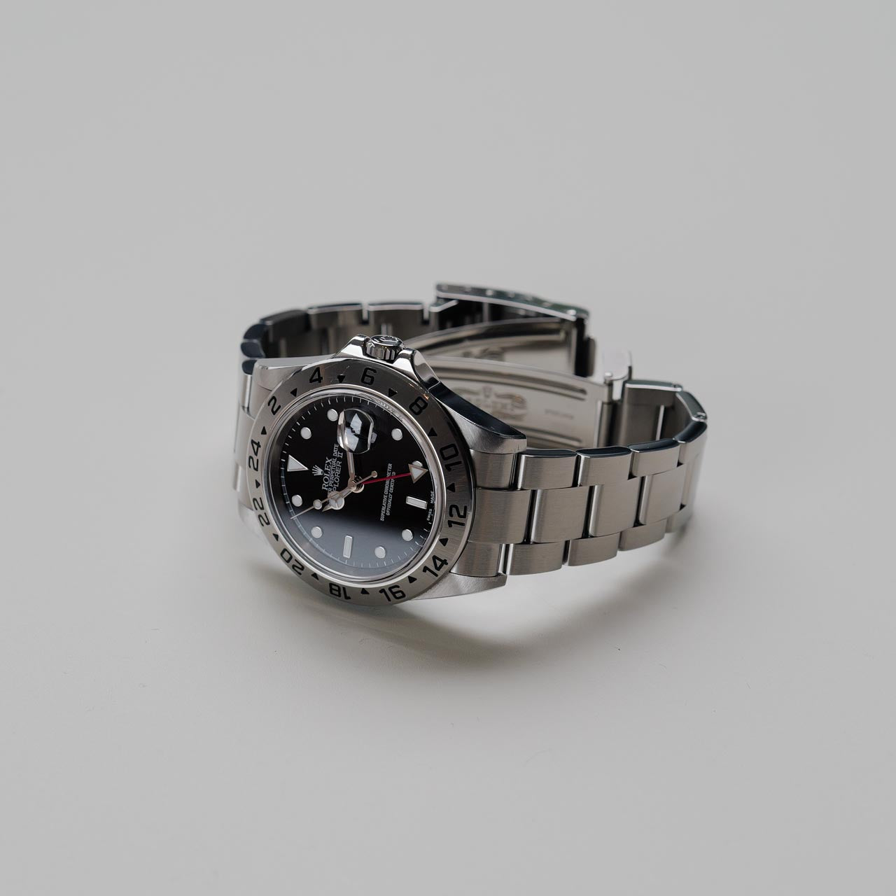ロレックス/エクスプローラー2/16570/D番/黒文字盤/保証書付き/ROLEX EXPLORER2 REF.16570 Black Dial 2005y with Guarantee
