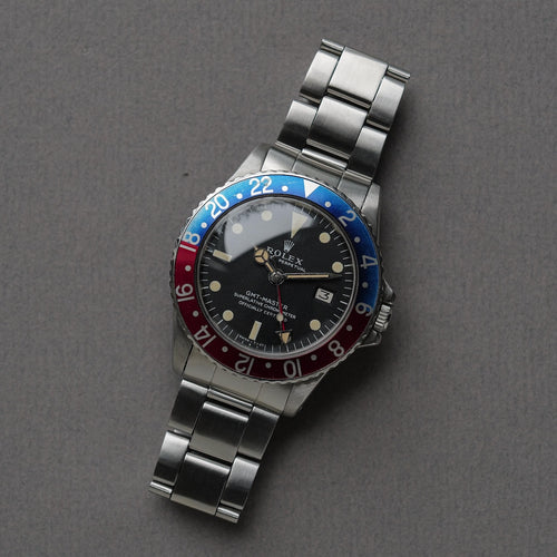 ロレックス/GMTマスター1675/マーク1/ロングEダイヤル/ROLEX GMT-MASTER REF.1675 "Mark 1 Long E " 1969-70y