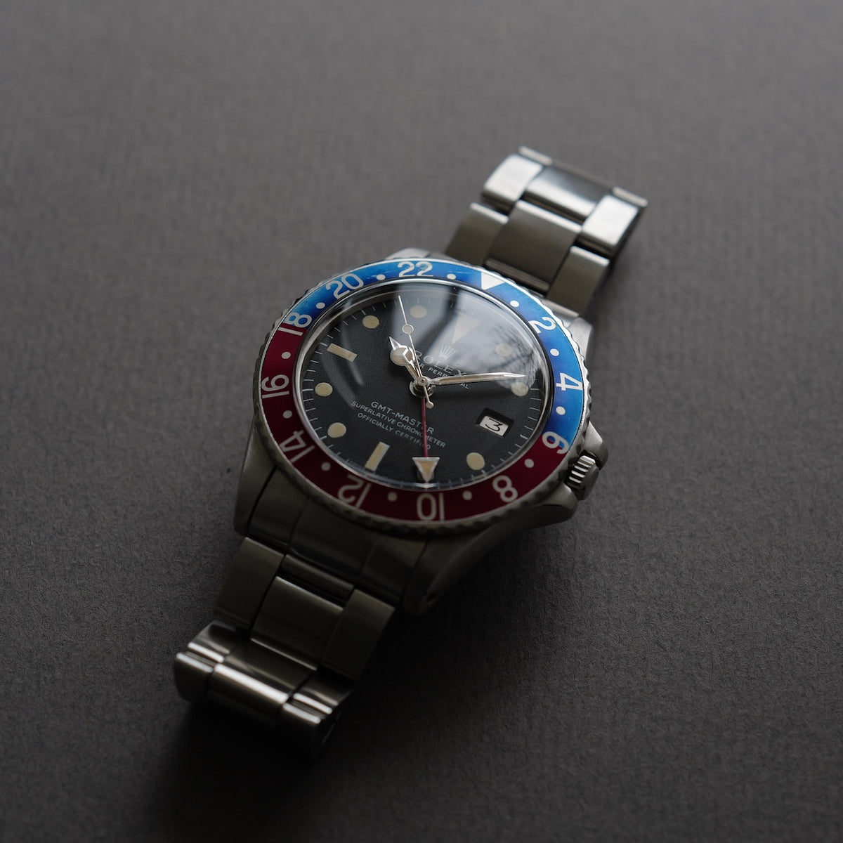 ロレックス/GMTマスター1675/マーク1/ロングEダイヤル/ROLEX GMT-MASTER REF.1675 "Mark 1 Long E " 1969-70y