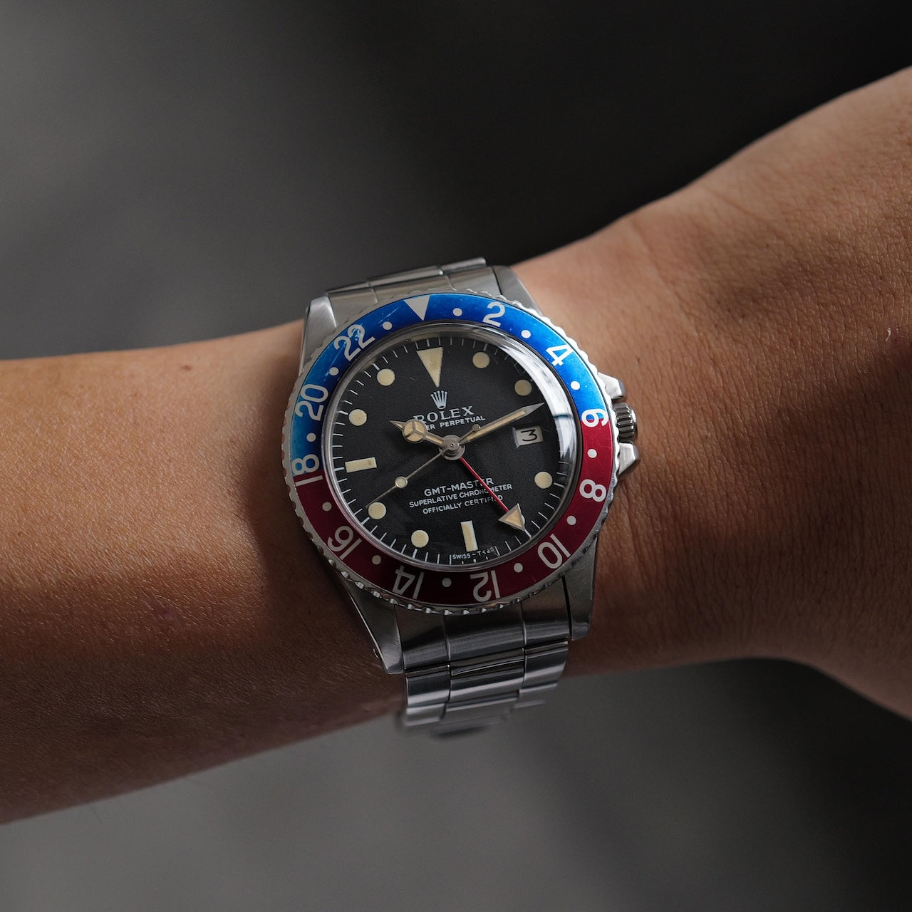 ロレックス/GMTマスター1675/マーク1/ロングEダイヤル/ROLEX GMT-MASTER REF.1675 "Mark 1 Long E " 1969-70y