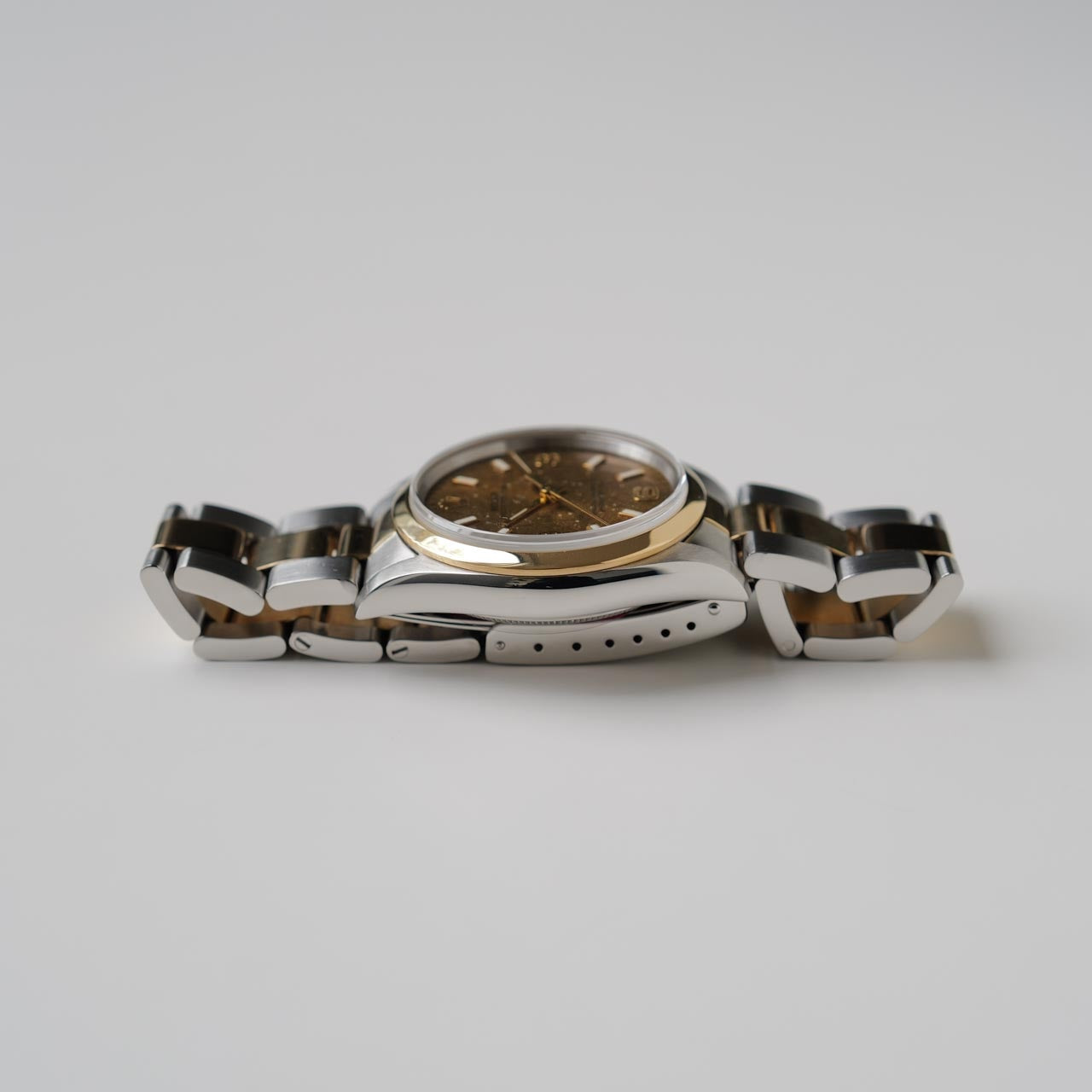 ロレックス/オイスターパーペチュアル14203/S番/トロピカルダイヤル/18Kイエローゴールド/アラビアインデックス/ROLEX OYSTER PERPETUAL REF.14203 "Tropical Dial" Oyster 1993-94y
