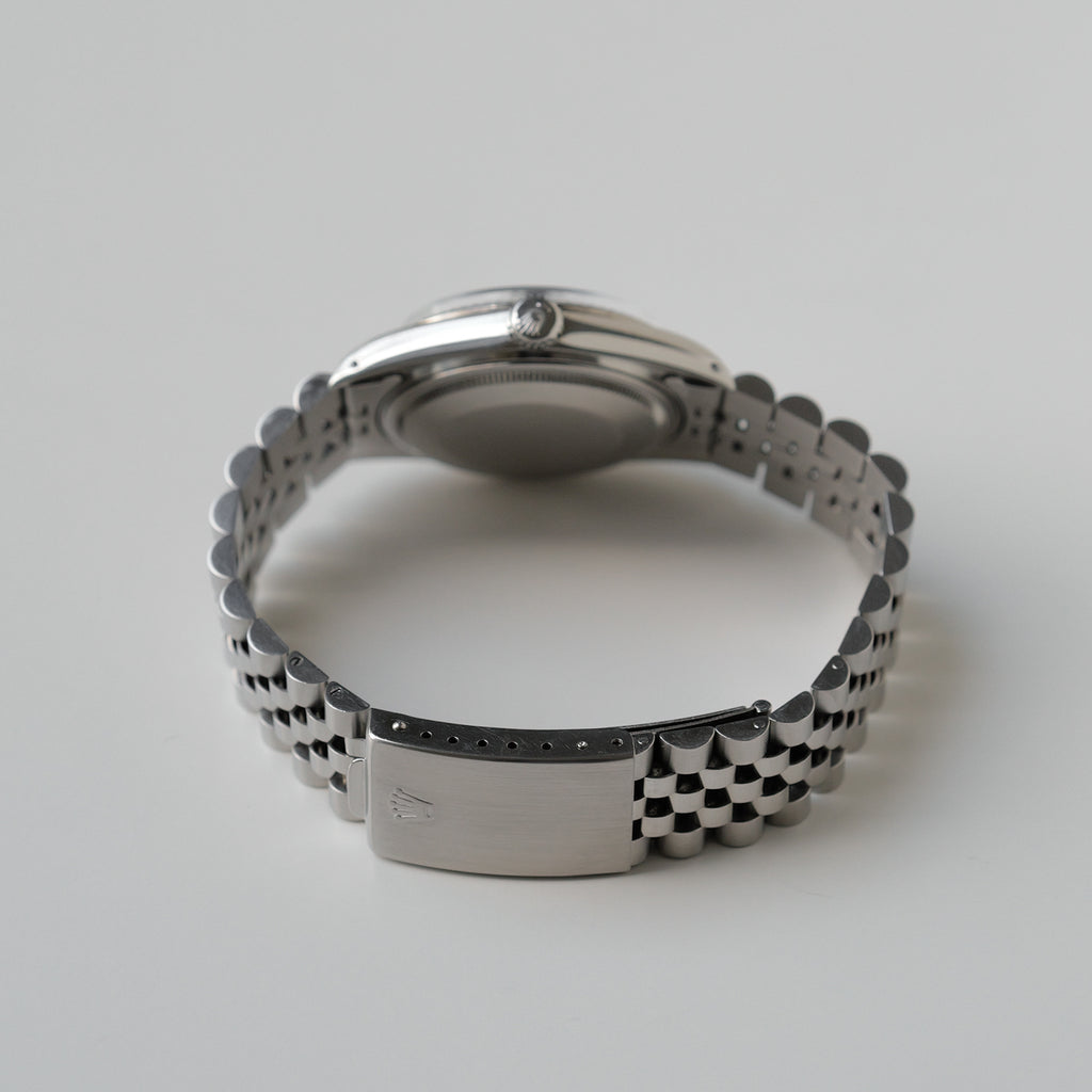 ロレックス/デイトジャスト16014/ブルーバックリー/ローマン/WGベゼル/保証書付き/ROLEX DATEJUST REF.16014 "Blue Buckley Dial" 1985y with Guarantee